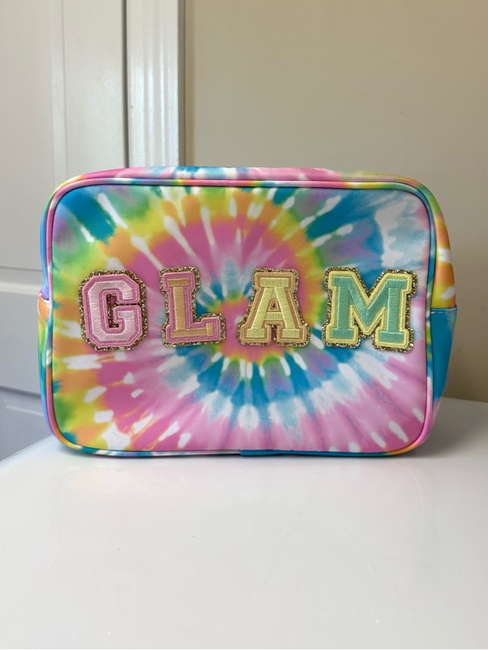 Stoney Clover Lane Large Tie-Dye Cosmetic Pouch
